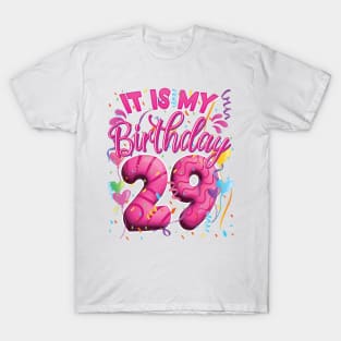 Fabulous 29th Birthday Design - For Women T-Shirt